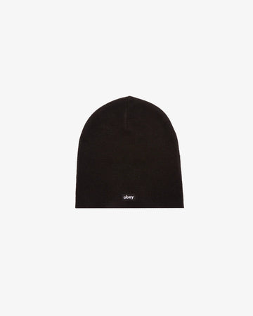 LABEL BEANIE- BLK