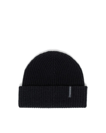 WATCH CAP VERTICAL  ID BEANIE - BLACK