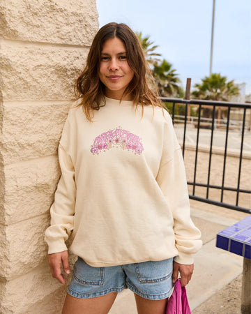 RIDE IN OVERSIZED CREWNECK SWEATSHIRT