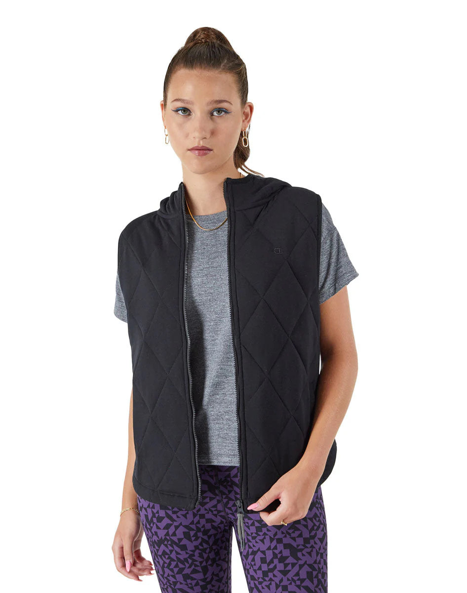 QUILTED KEY ITEM VEST