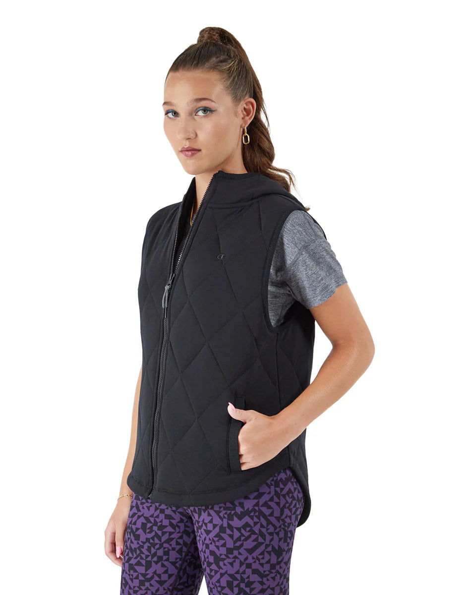 QUILTED KEY ITEM VEST