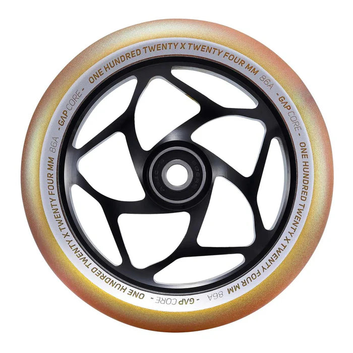 ENVY WHEEL GAP CORE BLK/GOLD 120MM X 24MM 86A